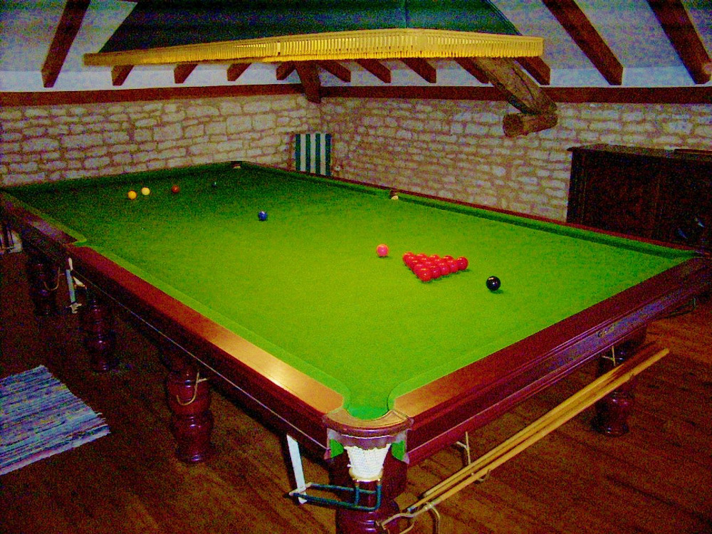 snooker table